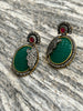 MABEL EARRINGS GREEN