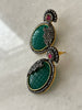 MABEL EARRINGS GREEN