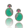 MABEL EARRINGS GREEN