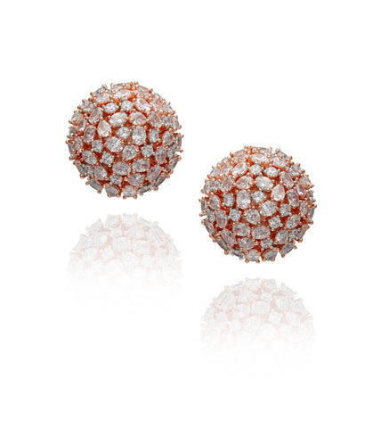 REENA EARRINGS ROSE GOLD