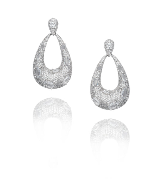 ARIA EARRINGS SILVER